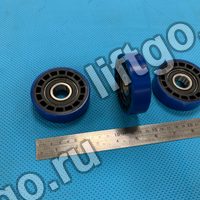 Ролик ступени 76х22-6204RS (синий)