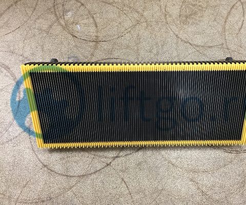 Ступень эскалатора Sigma 1000мм (чёрная, нержавеющая сталь, 35 гр)