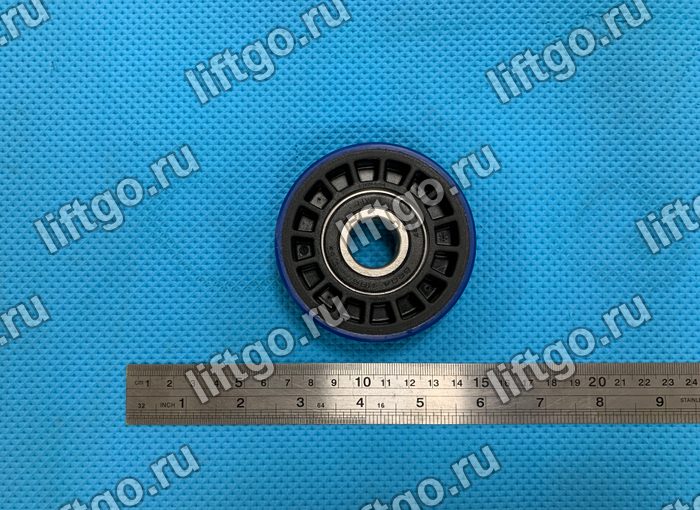 Ролик ступени Sigma 80х23-6204-2RS (синий, d20мм)