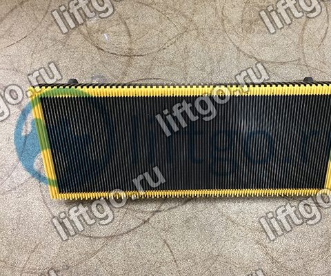 Ступень эскалатора Sigma 1000мм (чёрная, нержавеющая сталь, 35 гр)