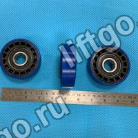 Ролик ступени 76х22-6204RS (синий)