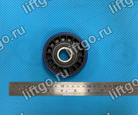 Ролик ступени Sigma 80х23-6204-2RS (синий, d20мм)