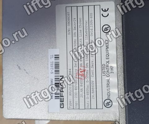 Частотный преобразователь GEFRAN SIEI ARTDrive AVy3110-KBL-BR4 (11KW)